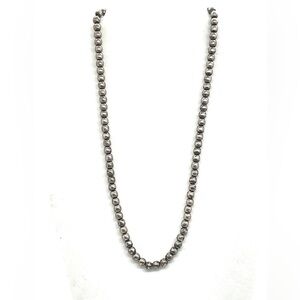 Vintage Sterling Ball Bead Navajo Necklace